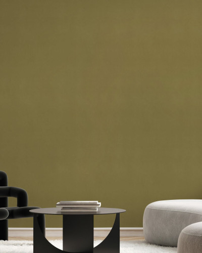 Fototapet galben mustar într-un interior modern