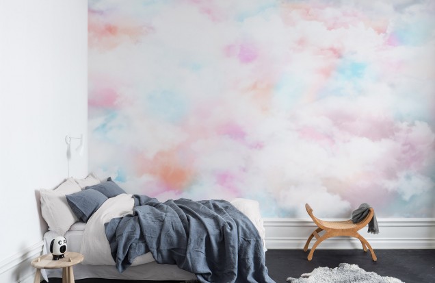 Wallpaper Coral Clouds, Rebel Walls