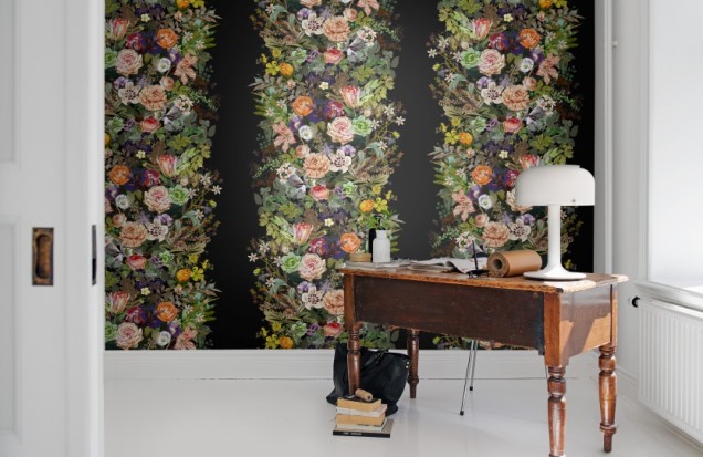Flowerbed Wallpaper, Rebel Walls