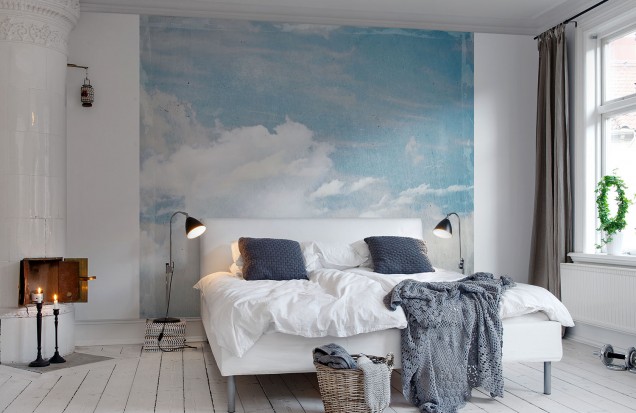 3D Photo Wallpaper Cloud Puff, Rebel Walls