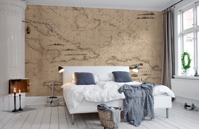 Navigation Lines, Rebel Walls Wallpaper