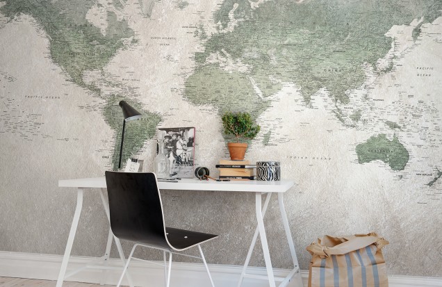 School Atlas Phototapet, Rebel Walls