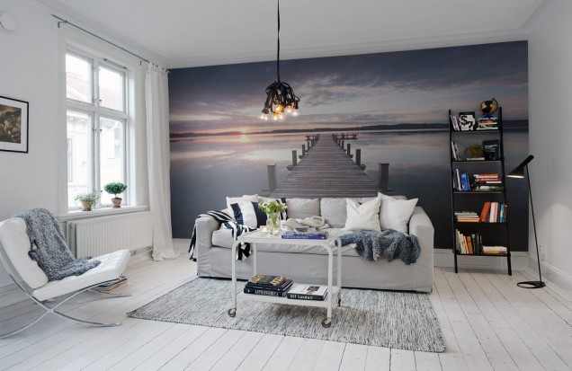 3D Photo Wallpaper Pier, Rebel Walls