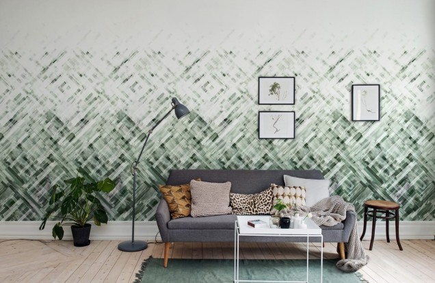 Dream Weaver, Green, Rebel Walls Wallpaper