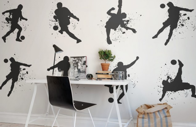 Football Wallpaper, Rebel Walls