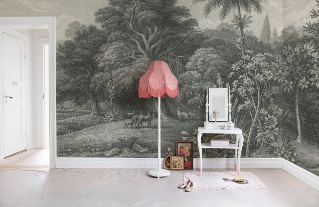 Jungle Land, Vintage, Rebel Walls Mural