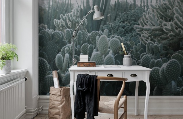 3D Photo Wallpaper Cacti, Rebel Walls