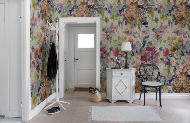 Floral Splendor Mural, Rebel Walls
