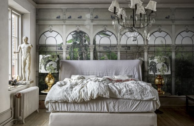 Custom Wallpaper Dove Gardens by Rebel Walls | XT Deco