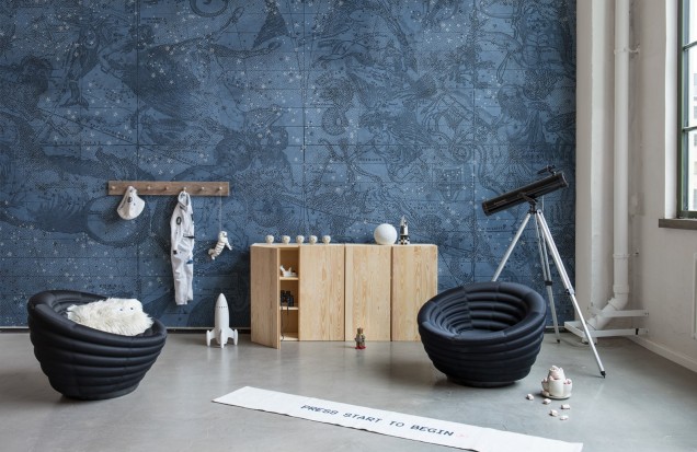 Star Map Wallpaper, Rebel Walls