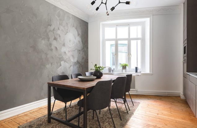 3D Photo Wallpaper Harmony, Gray, Rebel Walls