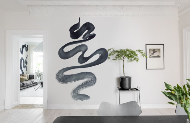 Photo wallpaper Stroke, Ink, Rebel Walls