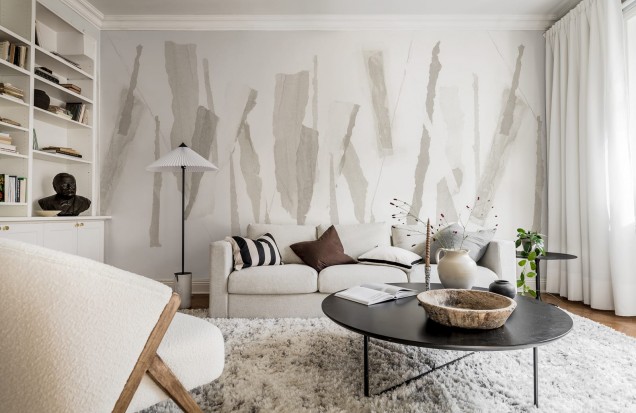 Abstract Photo Wallpaper: Modern and Elegant Interior Design