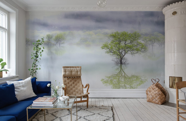 Misty Tree Wallpaper, Rebel Walls