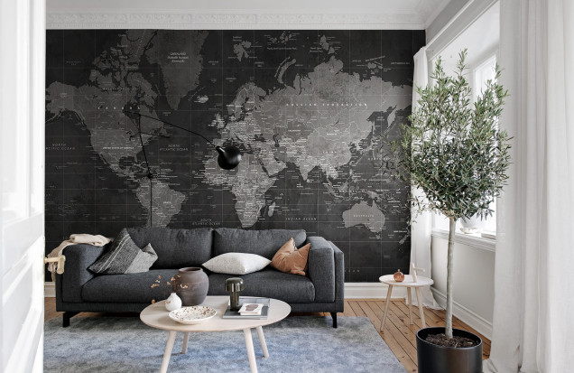 Around The World, Night, Rebel Walls Mural