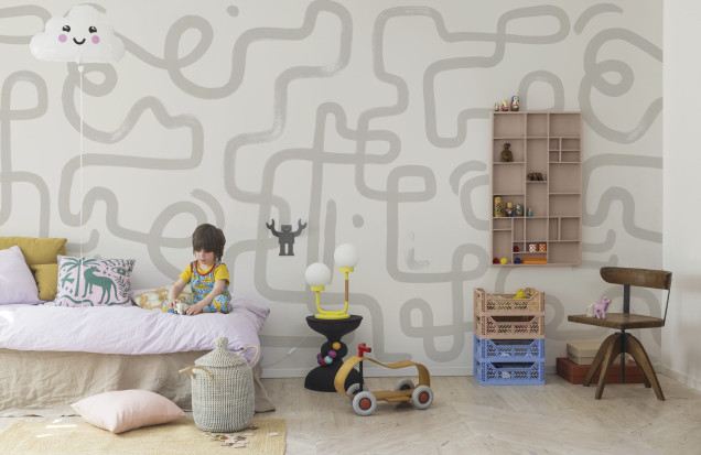 Fototapet Artzy Path Warm Gray - Design Interior Creativ
