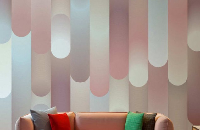 Tres Tintas & Rebel Walls, Round Mural Wallpaper