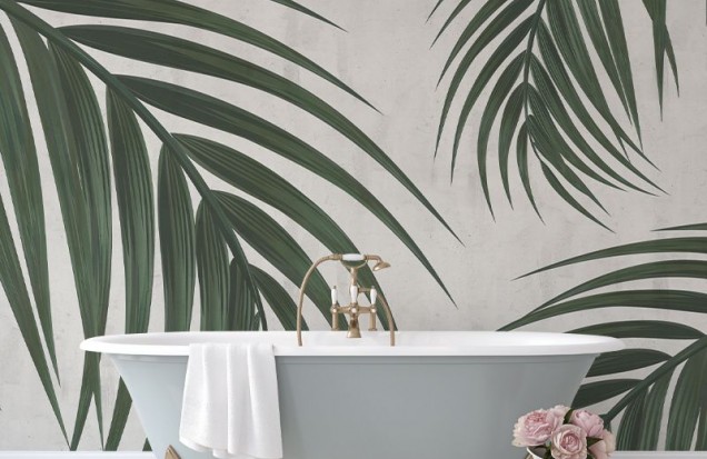 Gentle Leaves Wallpaper, VLAdiLA