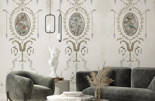 Elegant Floral Wallpaper | Royal Peony