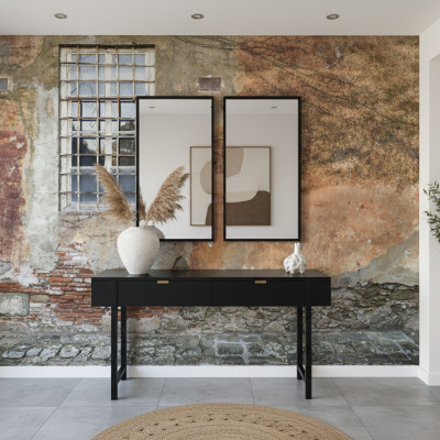 Broken Window Grayscale - personalised, SimplyWalls