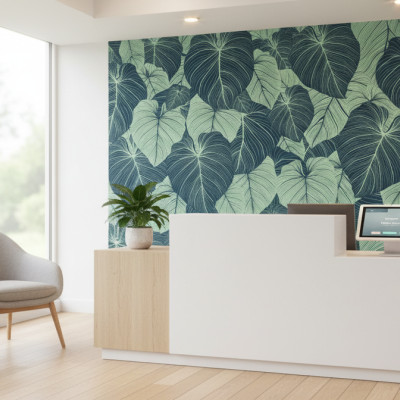 Gilded Tropic Canopy - custom, SimplyWalls