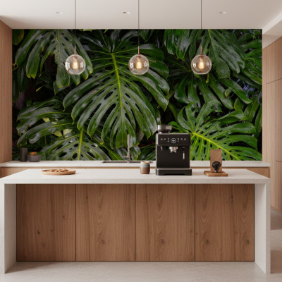 Monstera Split Serenity - customised, SimplyWalls