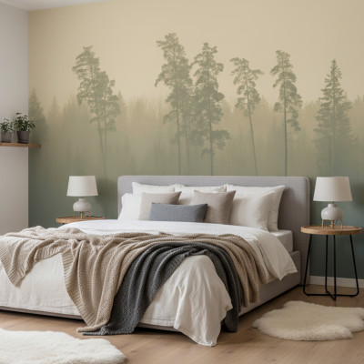 Mukri Golden Mist Pines - custom, SimplyWalls
