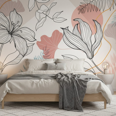 Gilded Earth Bloom Line - custom, SimplyWalls