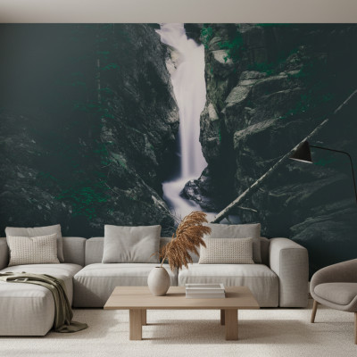 Serene Cascade Cliffs - customised, SimplyWalls