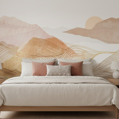 Golden Horizon Peaks - custom, SimplyWalls