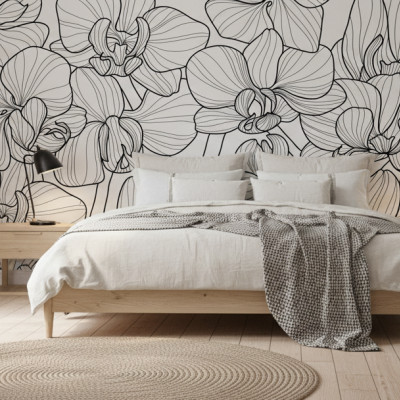 Orchid Tropical Bloom - Custom, SimplyWalls