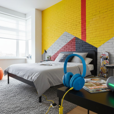 Urban Prism Mural - custom, SimplyWalls