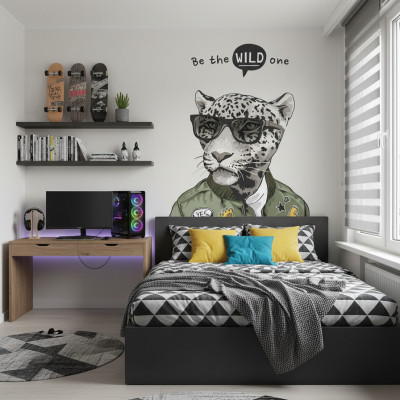 Savage Chic Leopard - personalised, SimplyWalls