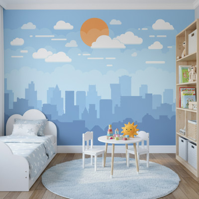 Urban Sky Gaze - customised, SimplyWalls