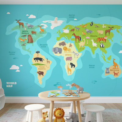Animal Map Explorers - customised, SimplyWalls