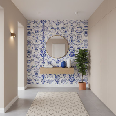 Nordic Feline Bloom - customised, SimplyWalls
