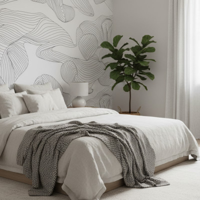 Monochrome Lineage Canvas - customizable, SimplyWalls