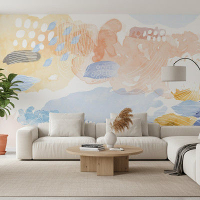 Watercolor Dreamscape Art - custom, SimplyWalls