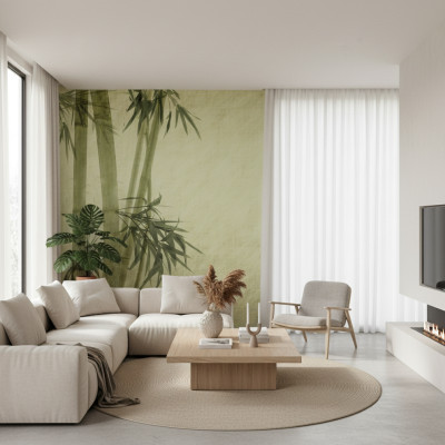 Worn Bamboo Parchment - personalised, SimplyWalls