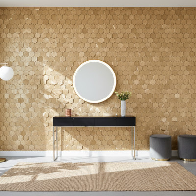 Gilded Geometric Horizon - personalised, SimplyWalls