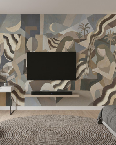Fototapet cu un design abstract 