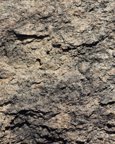 Fototapet personalizat Vintage Granite Patina pe peretele unui living modern, cu canapea gri, măsuță de cafea din lemn și decor minimalist.