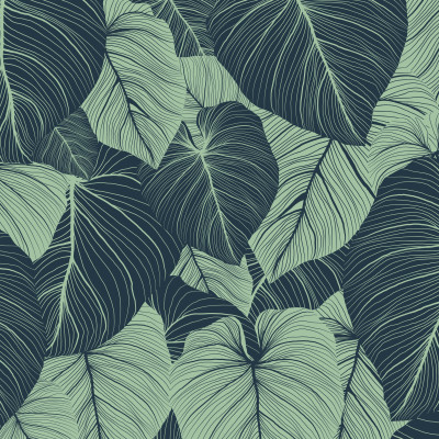 Gilded Tropic Canopy - custom, SimplyWalls