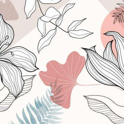 Gilded Earth Bloom Line - custom, SimplyWalls