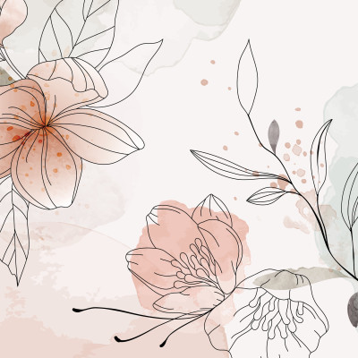 Verdant Crimson Bloom - personalised, SimplyWalls