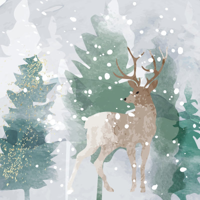 Winter Forest Whimsy - custom, SimplyWalls