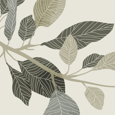 Green Watercolor Tropics - customised, SimplyWalls