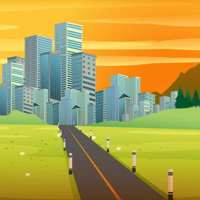 Golden City Ascent - personalised, SimplyWalls