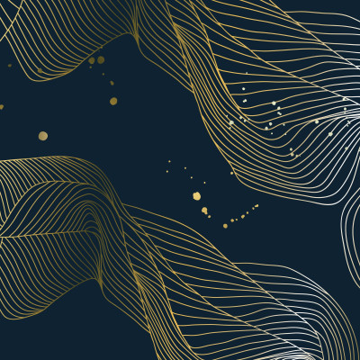 Gilded Abstract Flow - customized, SimplyWalls