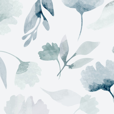 Azure Bloom Canvas - custom, SimplyWalls
